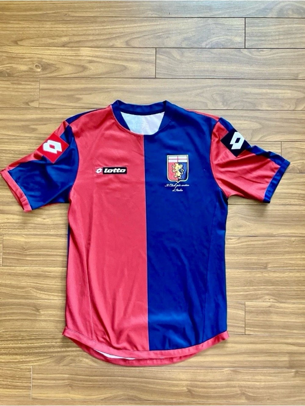 Lotto Official Genoa CFC Soccer Football Jersey Medium
